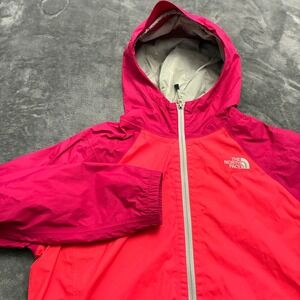 The North Face Allabout Jacket Hyvent‎ Hooded Windbreaker Women Sz.Large Pink